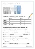 Vorschau - Arbeitsblätter - Verben im Perfekt_Theorie und kurze Übung - Seite 2
