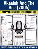Vorschau - Arbeitsblätter - Movie Guide: Akeelah And The Bee (2006) - Questions and Activities with Answers - Deckblatt