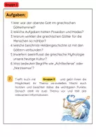 Vorschau - Arbeitsblätter - Mythologie Gruppenarbeit: Griechische, Nordische, Ägyptische - Seite 2