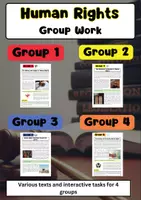 Vorschau - Stationenlernen - Human Rights Group Work: Englischunterricht - Deckblatt
