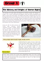 Vorschau - Stationenlernen - Human Rights Group Work: Englischunterricht - Seite 1