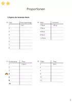 Vorschau - Unterrichtsreihen - Proportionen direkte Proportionalität | Differenzierte Übungen & Merkblatt (5./6. Klasse) | Proportionalität mit Textaufgaben & Tabellen - Seite 3