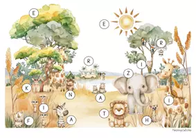 Vorschau - Arbeitsblätter - Lesespur Safari für die 1. und 2. Klasse - Seite 2