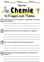 Vorschau - Unterrichtsreihen - Säuren – Informationen und Aufgaben - Seite 3