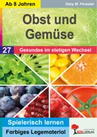 Vorschau - Spiele - Obst und Gemüse / Lege- und Lernmaterial (Band 27) - Deckblatt