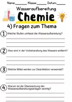 Vorschau - Unterrichtsreihen - Wasseraufbereitung – Informationen und Aufgaben - Seite 3