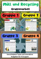 Vorschau - Arbeitsblätter - Recycling Materialpaket: Mülltrennung, Verpackungen, Kunststoff & Kreislaufwirtschaft - Seite 1