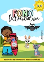 Vista previa - Hojas de trabajo - Cuadernillo Fono Lectoescritura (100 Actividades) - Portada