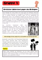 Vorschau - Stationenlernen - Kirche im 2. Weltkrieg Gruppenarbeit: Widerstand, Judenverfolgung und Deutsche Christen - Seite 1