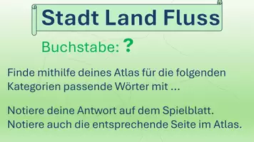 Vorschau - Spiele - Stadt Land Fluss Atlas-Quiz Buchstabe W Präsentation - Seite 2