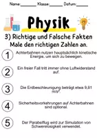 Vorschau - Unterrichtsreihen - Achterbahn und Freifall Physik Informationen und Aufgaben - Seite 3