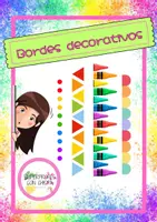 Vista previa - Decoración del aula - BORDES DECORATIVOS ARCOIRIS - Portada
