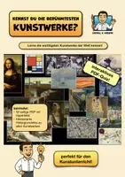 Vorschau - Stundenentwürfe - KUNST: Die 15 bekanntesten Kunstwerke der Welt (PDF-Quiz) - Deckblatt