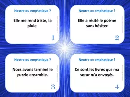 Aperçu - Apprentissages en autonomie - Phrase neutre ou emphatique - 28 CÀT - Page de couverture