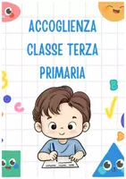 anteprima - Esercizi - Accoglienza classe terza - Pagina di copertina