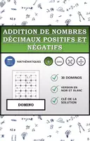 Aperçu - Feuilles d'exercices - Domino | Addition de nombres décimaux positifs et négatifs | Activité Mathématique - Page de couverture