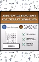 Aperçu - Jeux - Domino | Addition de fractions positives et négatives | Activité Mathématique - Page de couverture