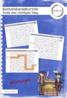 Vorschau - Arbeitsblätter - Materialpaket: Labyrinth für den Buchstaben- und Ziffernweg - Seite 1