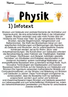Vorschau - Unterrichtsreihen - Brücken und Gebäude - Informationen und Aufgaben - Seite 1