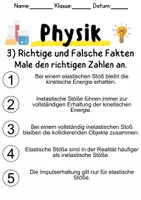 Vorschau - Unterrichtsreihen - Elastische und inelastische Stoße - Informationen und Aufga - Seite 3
