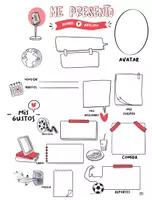 Vista previa - Hojas de trabajo - Me presento – Ficha visual para conocerse en el aula - Portada