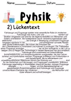 Vorschau - Unterrichtsreihen - Fahrzeuge und Flugzeuge Informationen und Aufgaben - Seite 2