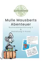 Vorschau - Stundenentwürfe - Buchstabeneinführung S & Gestaltung in Kunst - Deckblatt