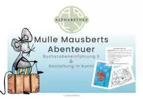 Vorschau - Stundenentwürfe - Buchstabeneinführung S & Gestaltung in Kunst - Seite 1