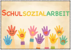 Vorschau - Bildkarten - Schulsozialarbeit Grundschule: Vorlage als Türschild - Seite 2