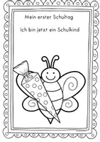 Vorschau - Arbeitsblätter - Erste Hausaufgabe Biene - Perfekt für den 1.Schultag - Seite 3