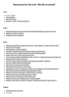 Aperçu - Préparation de séquence / Séquence complète - WELCOME TO MIDDLE SCHOOL - Séquence de 6e début d'année - Page 1