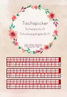 Vorschau - Merkblätter - Tischspicker Schreibschrift Schulausgangsschrift - Deckblatt