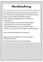 Vorschau - Aufgabenkarten - Leseteppich (Aufbau zum ABC der Tiere) - Seite 1