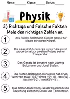 Vorschau - Unterrichtsreihen - Gesetz von Stefan-Boltzmann – Informationen und Aufgaben - Seite 3