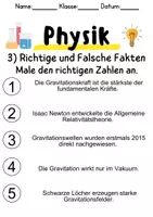 Vorschau - Unterrichtsreihen - Gravitation – Informationen und Aufgaben - Seite 3