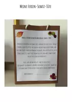 Vorschau - Aufgabenkarten - Meine Ferienschatztüte – Aufdruck für Erinnerungstüte Herbstferien - Seite 3