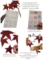 Vorschau - Mal- und Bastelvorlagen - Sternenkinder gestalten - Herbstdeko - Weihanchtsdeko - Seite 1