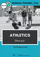Προεπισκόπηση - Clipart / Γραφήματα - Athletics⎮Shot put - Techniquecard (English, CLIL) - Εξώφυλλο