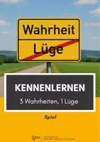 Vorschau - Spiele - Kennenlernen: Spiel 3 Wahrheiten 1 Lüge - Deckblatt