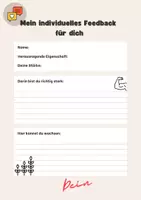 Vorschau - Arbeitsblätter - Das echte Zeugnis: Feedbackbogen zum Wachsen - Seite 3