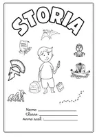 anteprima - Schede informative - QUADERNO CLASSE 1 STORIA - Pagina di copertina