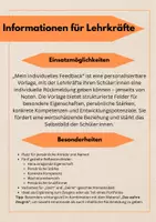 Vorschau - Arbeitsblätter - Das echte Zeugnis: Feedbackbogen zum Wachsen - Seite 1