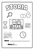 anteprima - Materiale di supporto/inclusione - QUADERNO DI STORIA CLASSE 2 - Pagina di copertina