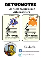 Vista previa - Juegos / Gamificación - Asturnotes: Aprende las notas con los Asturmonsters - Portada