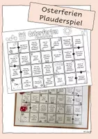 Vorschau - Arbeitsblätter - Osterferien Plauderspiel - Deckblatt