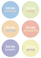 Vorschau - Poster - Affirmationen - Mutmachkarten - positive Lernumgebung - Seite 2