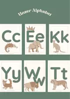 Vorschau - Fördermaterial/Inklusion - Buchstaben Poster / Buchstabenweltreise boho beige - Deckblatt