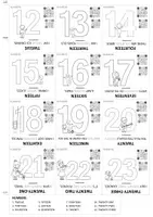 anteprima - Audio - Flashcards di inglese NUMERI/NUMBERS - Pagina 2
