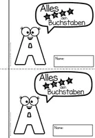 Προεπισκόπηση - Φύλλα εργασίας - Alles über die Buchstaben A-Z + Ä,Ö,Ü und ß Buchstabeneinführung - Heft (Druckschrift) | Γερμανικά - Σελίδα 1