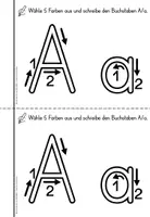 Προεπισκόπηση - Φύλλα εργασίας - Alles über die Buchstaben A-Z + Ä,Ö,Ü und ß Buchstabeneinführung - Heft (Druckschrift) | Γερμανικά - Σελίδα 2